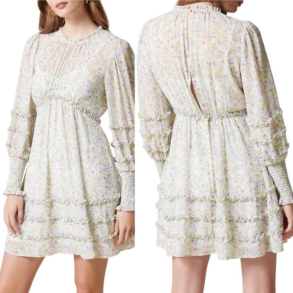 Ever New Rae Ruffled Mini Dress - Picture 2 of 6